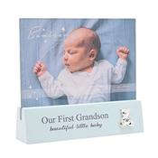 1st Grandson Block Frame 6" x 4"