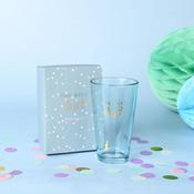 Confetti Beer Glass - The Best Dad image