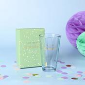 Confetti Beer Glass - The Best Grandad image