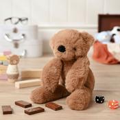 Softies Hampton - Plush Long Leg Dark Brown Teddy Bear 30 cm