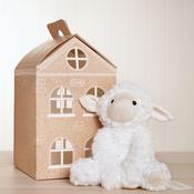 Soties Lottie - Plush Sitting White Lamb 22 cm image