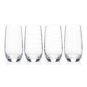 Newgrange Living Clear Cut Hi Ball Glasses Set of 4 image