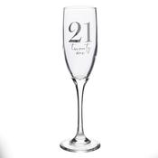 Milestones Champagne Flute 21st Birthday image