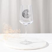 Milestones Badged Wine Glass - 30 image
