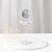 Milestones Badged Wine Glass - 40 image