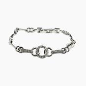 Newgrange Living Silver Interlocking Bracelet image