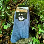 Irish Wool Socks - Blue image