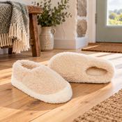 Beige Wool Full Slippers image