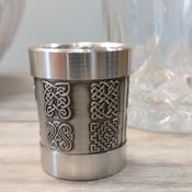 Whiskey Measure With Celtic Knotwork