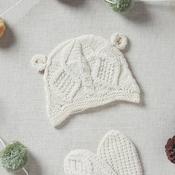 Aran Baby Hat with Ears