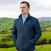 Donegal Herringbone Walking Jacket - Navy Blue Tones image