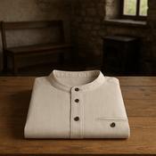 Civilian Natural Irish Grandfather Shirt image