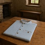 Civilian Navy and Cream Irish Grandfather Shirt image