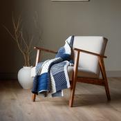 Killala Aran Intarsia Merino - Navy