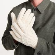 Killeany Aran Handknit Merino Cream Gloves