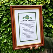 Irish Blessing Print Parchment image