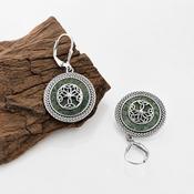 Tree Of Life Connemara Marble Earrings image
