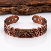 Roots of Ireland Celtic Bangle – Tree of Life &amp; Trinity Knot