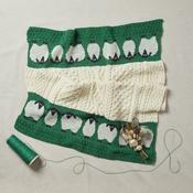 Children's Aran Sheep Blanket image