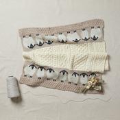 Children's Aran Sheep Blanket image