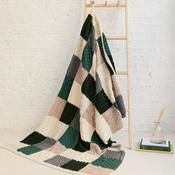 Killala Aran Intarsia Merino - Bottle Green