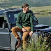 Moycullen Mens Green Roll Neck Sweater image