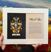 Family Crest Story Parchment image