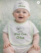 Personalized Embroidered Wee Ones Sheep Set