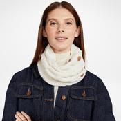 Carrowholly Aran Button Cream Snood image