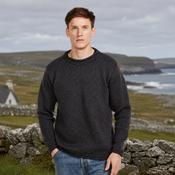 Moycullen Mens Charcoal Roll Neck Sweater