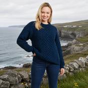 Inisheer Traditional Ladies Aran Atlantic Sweater