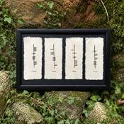Ogham Personalized - Any 4 Names