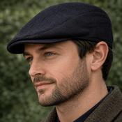 Black Linen Cap image