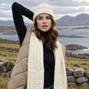 Natural Aran Cable Hat image