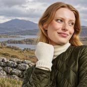 Kilmeena Aran Natural Fingerless Mittens image