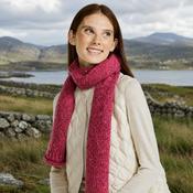 Sliabh Bawn Nepped Pink Scarf image