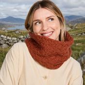 Newport Aran Rusty Cable Snood image