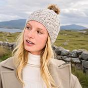 Oat Aran Bobble Hat image
