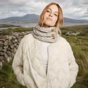 Carrowholly Aran Button Oat Snood image