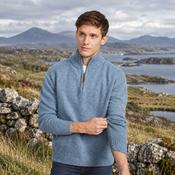 Belleek Troyer Mens Blue Sweater