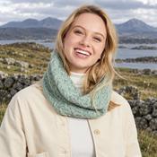 Newport Aran Mint Cable Snood image