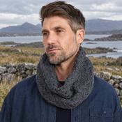 Newport Aran Charcoal Cable Snood image