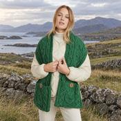 Moy Green Aran Pocket Scarf image