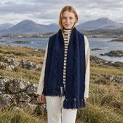Kinard Navy Aran Scarf image