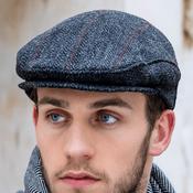 Traditional Flat Cap Blue Plaid image