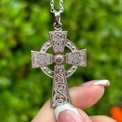 Medium Warrior Cross Necklace image
