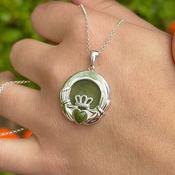 Claddagh Connemara Marble Necklace image