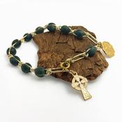 Irish Penal Rosary in Connemara Marble a Piece of Ireland image