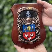 Coat of Arms Single Family Shield - Regular (8.5” x 6.5”) image