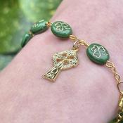 Single Decade Shamrock Rosary image